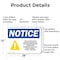 Signmission Food Allergy Notice Please Be, 18 in W x Rectangle, Aluminum OS-2PACK-NS-A-1218-L-12812 - alternate 2